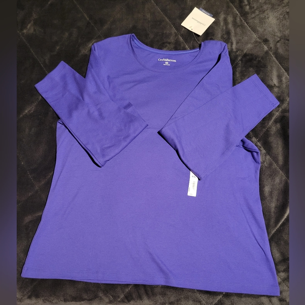 NWT Croft & Barrow Long Sleeve Shirt